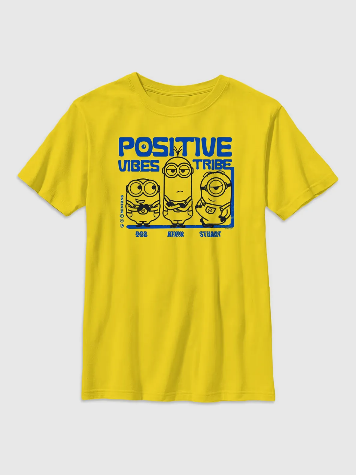 Kids Minions Positive Vibes Graphic Tee