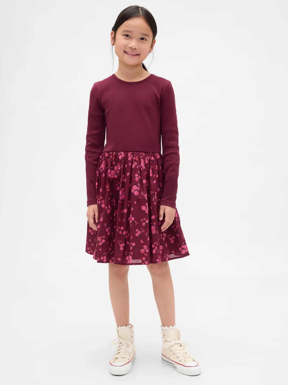 Kids Mixed Media Dress