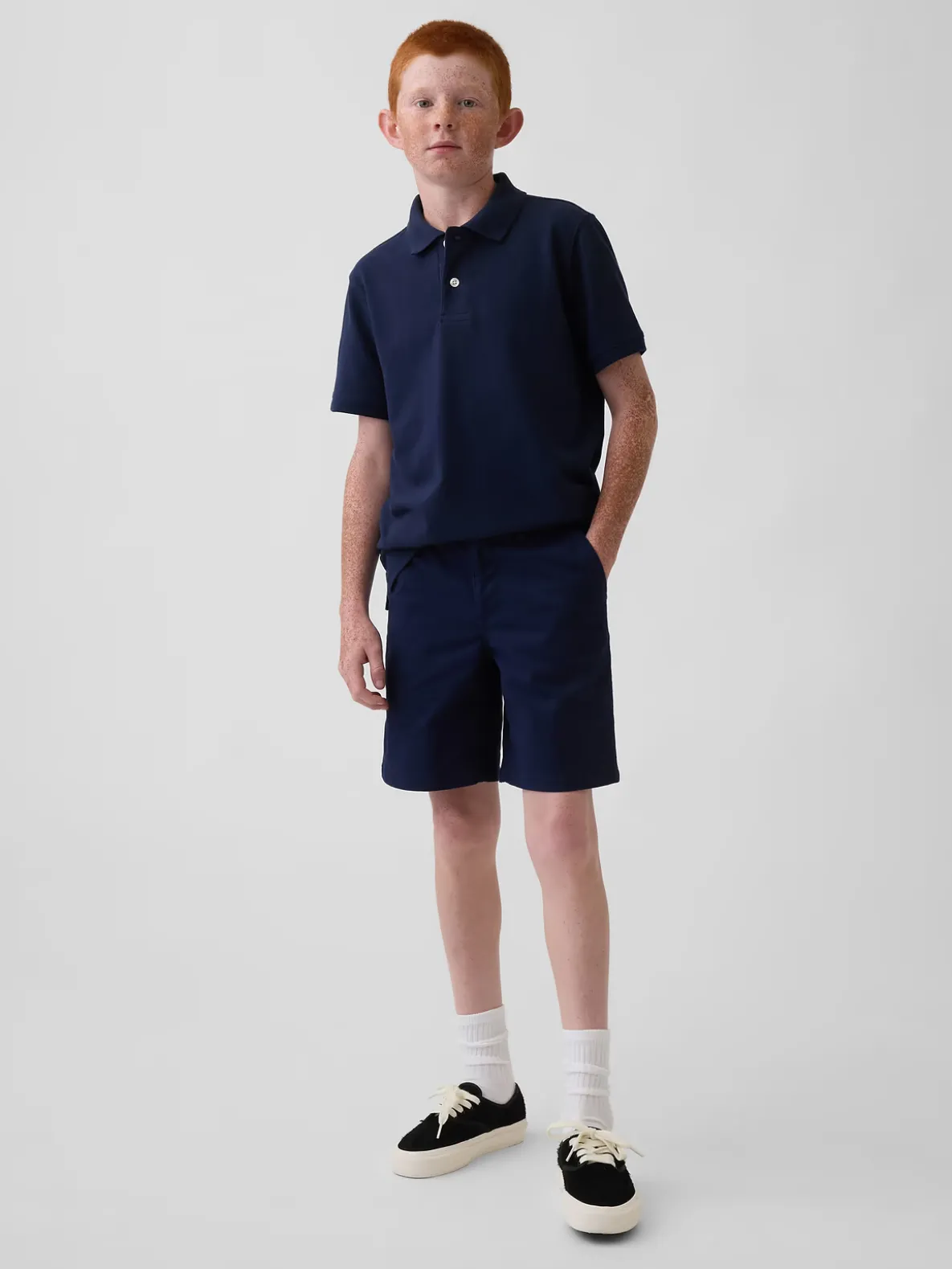 Kids Modern Khaki Shorts