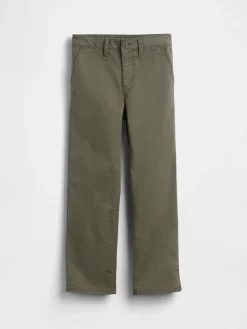 Kids Modern Relaxed Straight Khakis