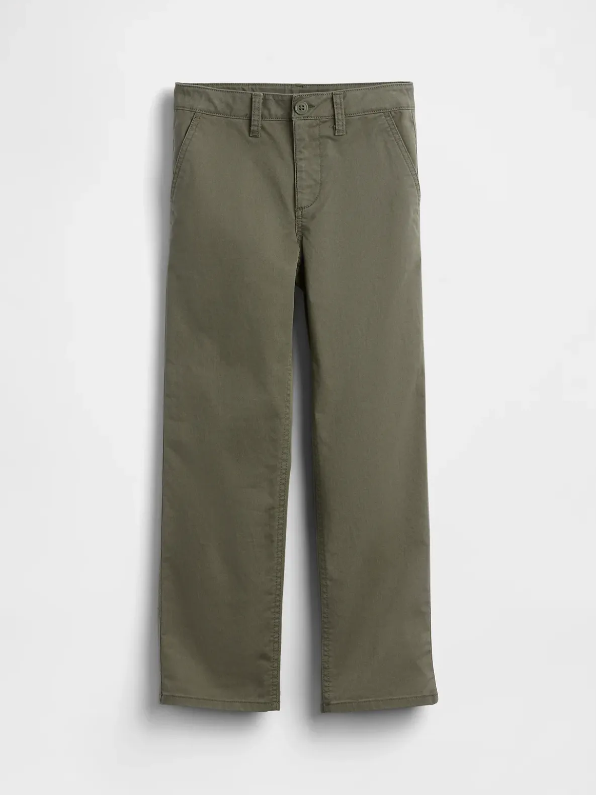 Kids Modern Relaxed Straight Khakis