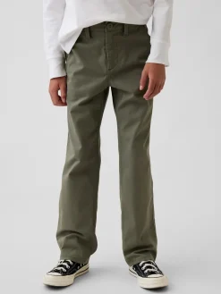 Kids Modern Relaxed Straight Khakis