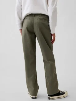 Kids Modern Relaxed Straight Khakis