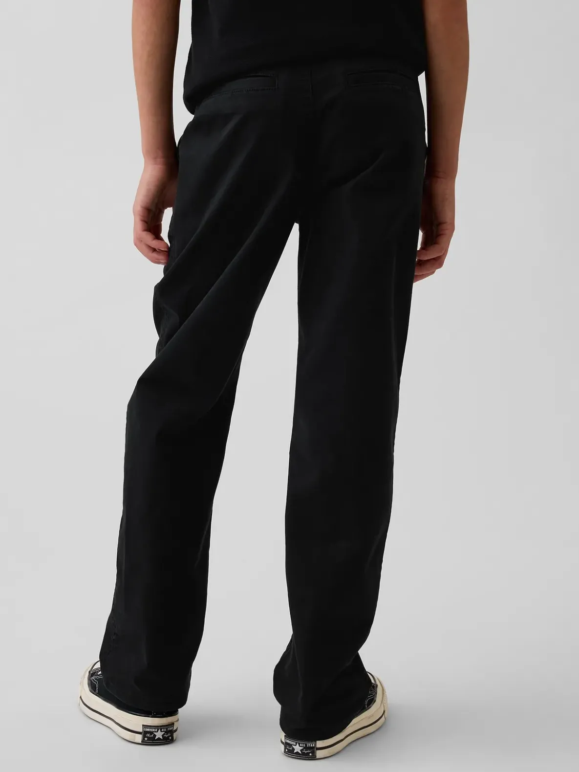Kids Modern Relaxed Straight Khakis