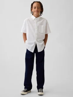Kids Modern Relaxed Straight Khakis