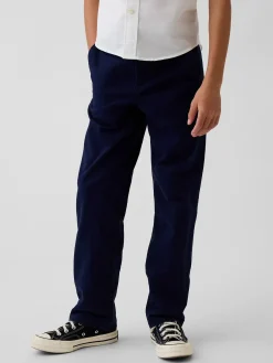 Kids Modern Relaxed Straight Khakis