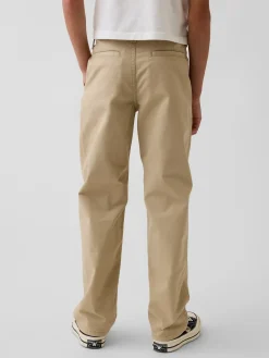 Kids Modern Relaxed Straight Khakis