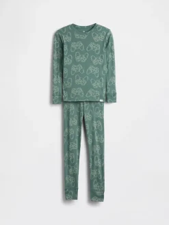 Kids Organic Brushed Cotton PJ Set