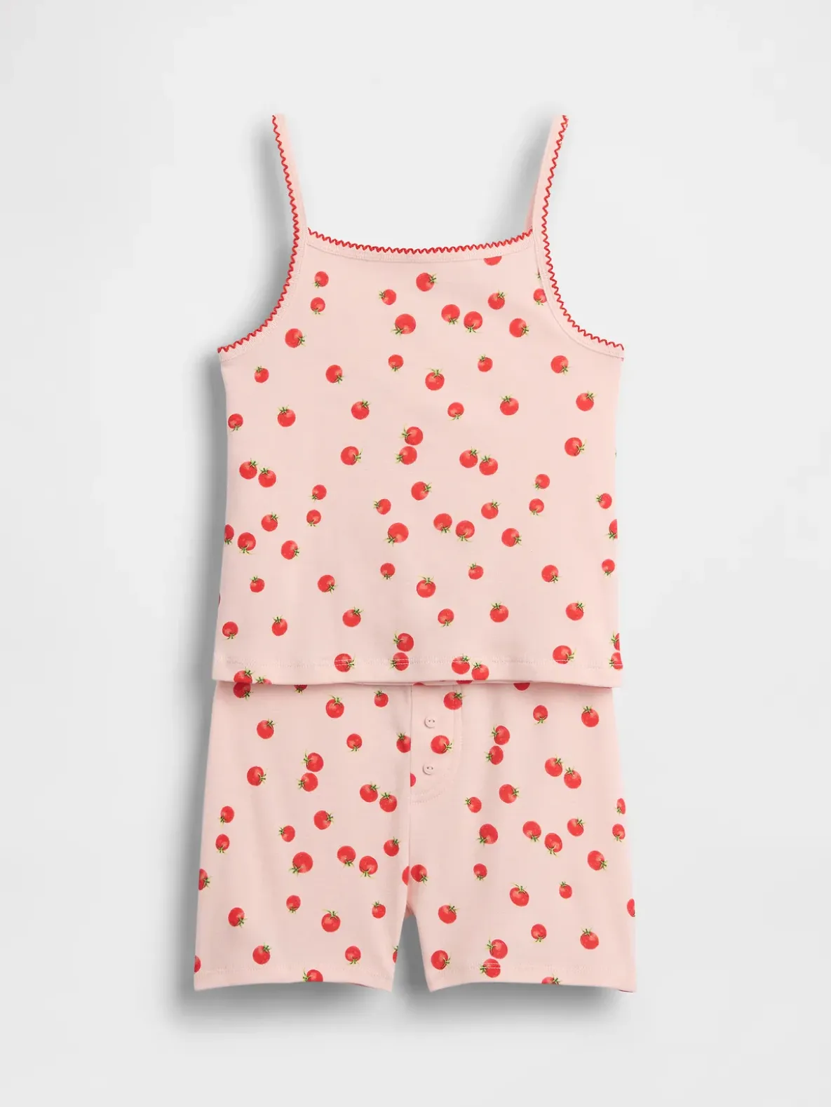 Kids Organic Brushed Cotton PJ Cami Short Set