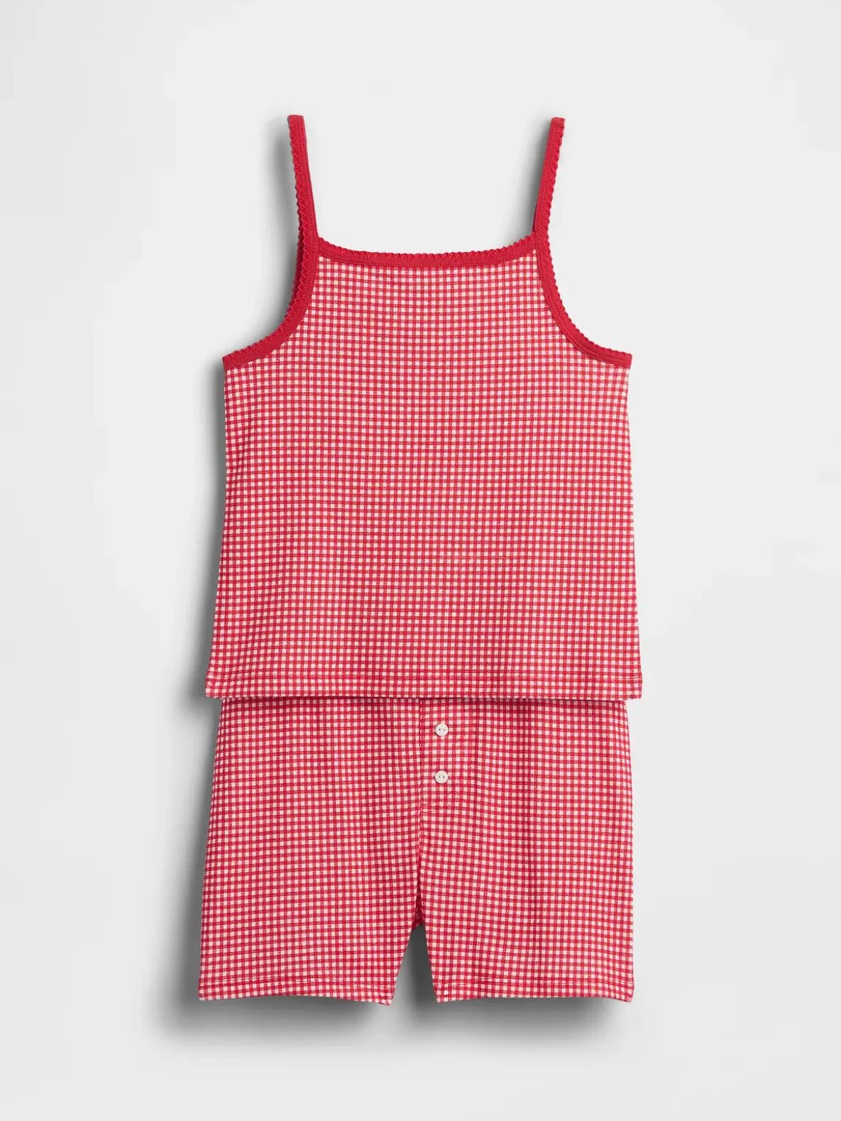 Kids Organic Brushed Cotton PJ Cami Short Set