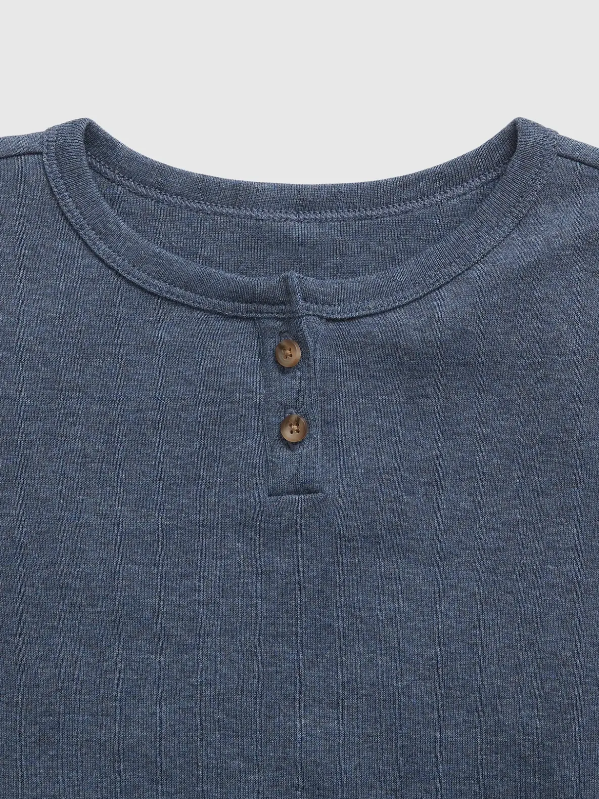 Kids Organic Cotton Henley PJ Set