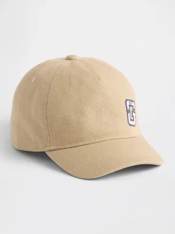 Kids Organic Cotton Logo Baseball Hat