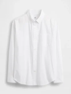 Kids Organic Cotton Poplin Relaxed Shirt