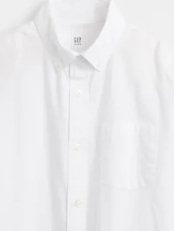 Kids Organic Cotton Poplin Relaxed Shirt