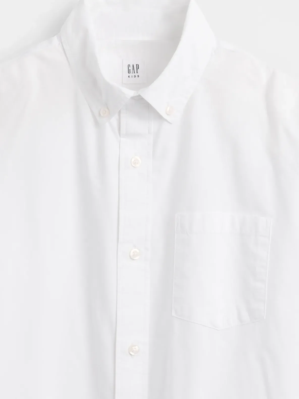 Kids Organic Cotton Poplin Relaxed Shirt