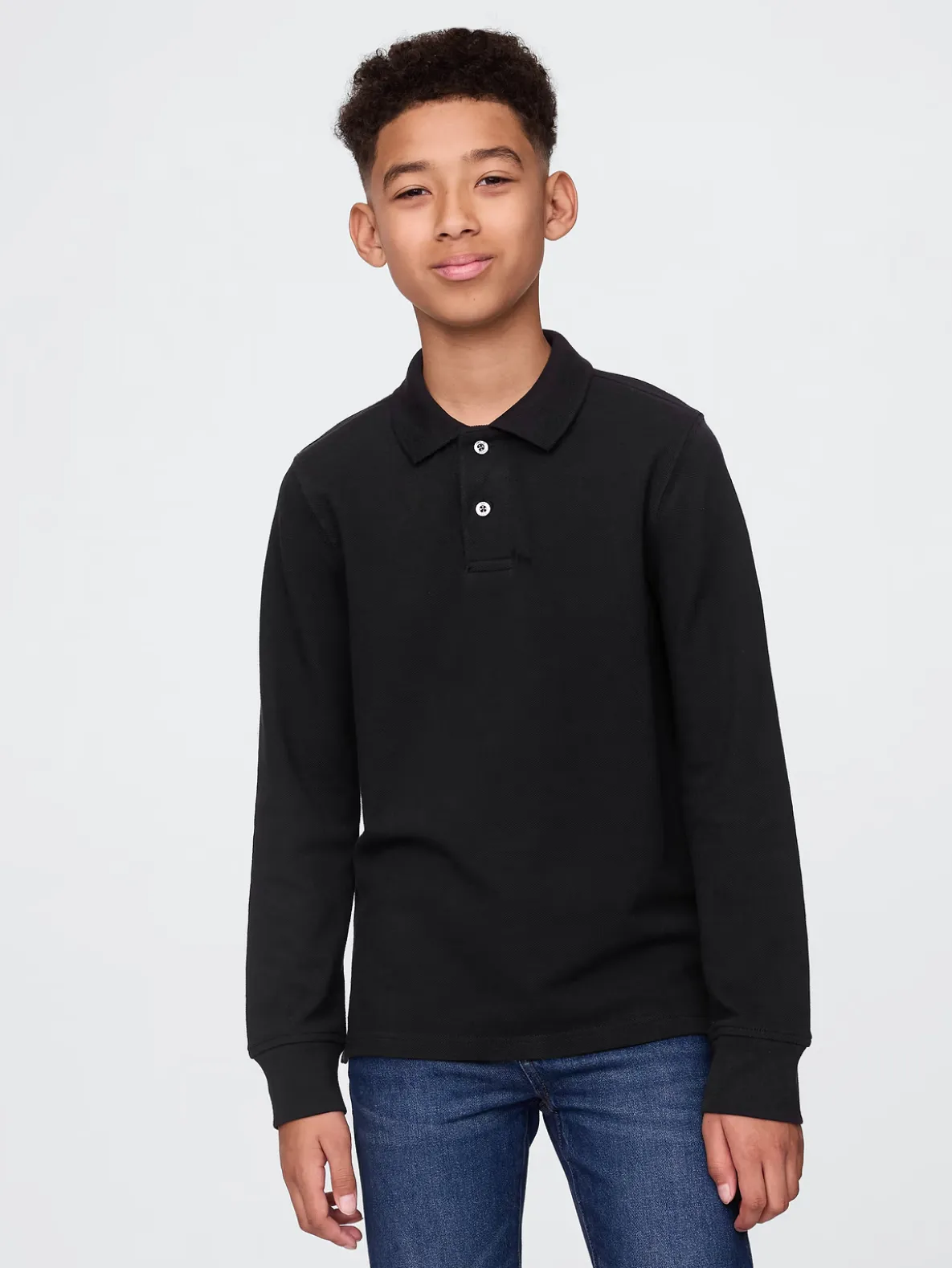 Kids Organic Cotton Uniform Polo Shirt