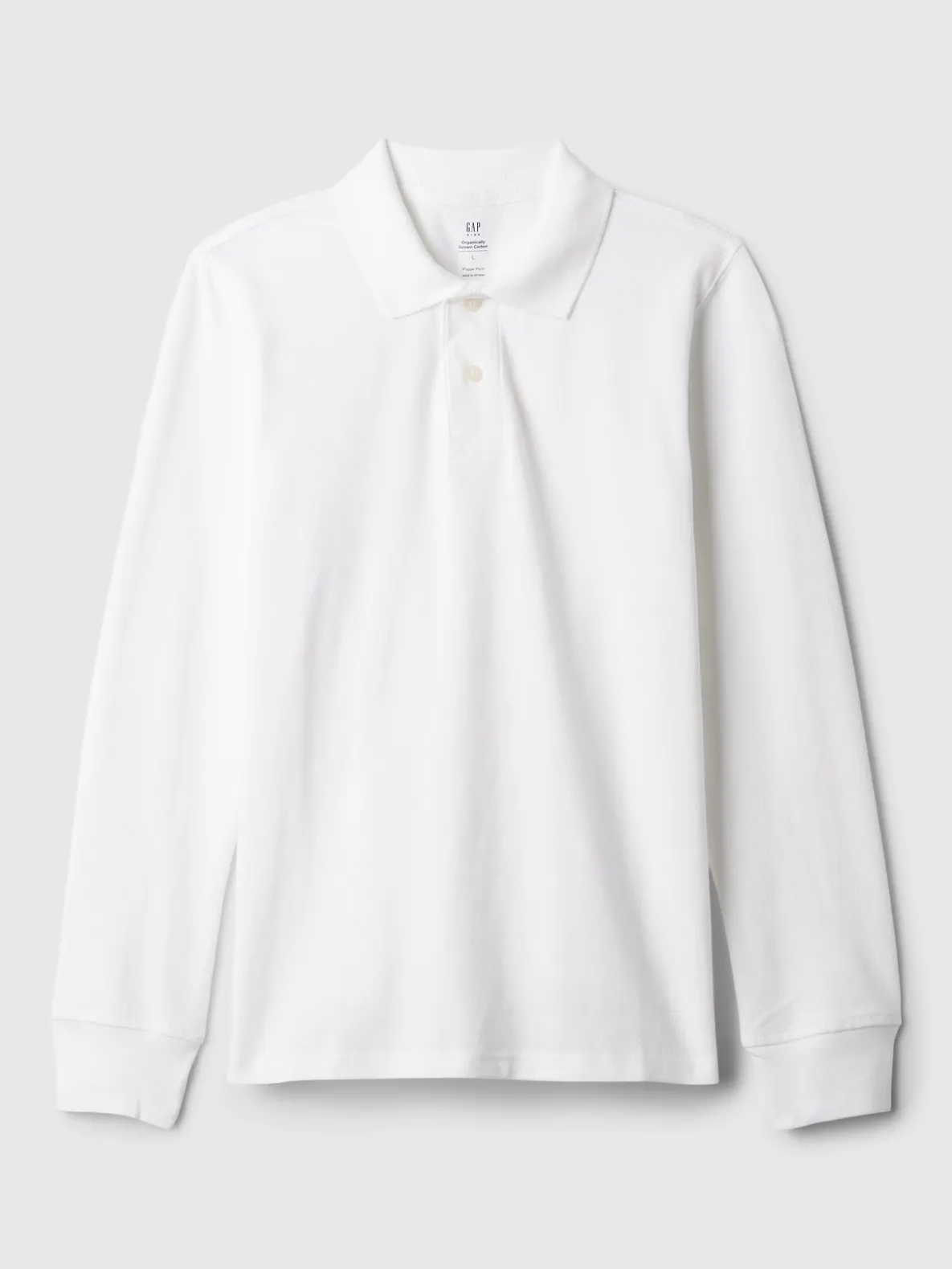 Kids Organic Cotton Uniform Polo Shirt
