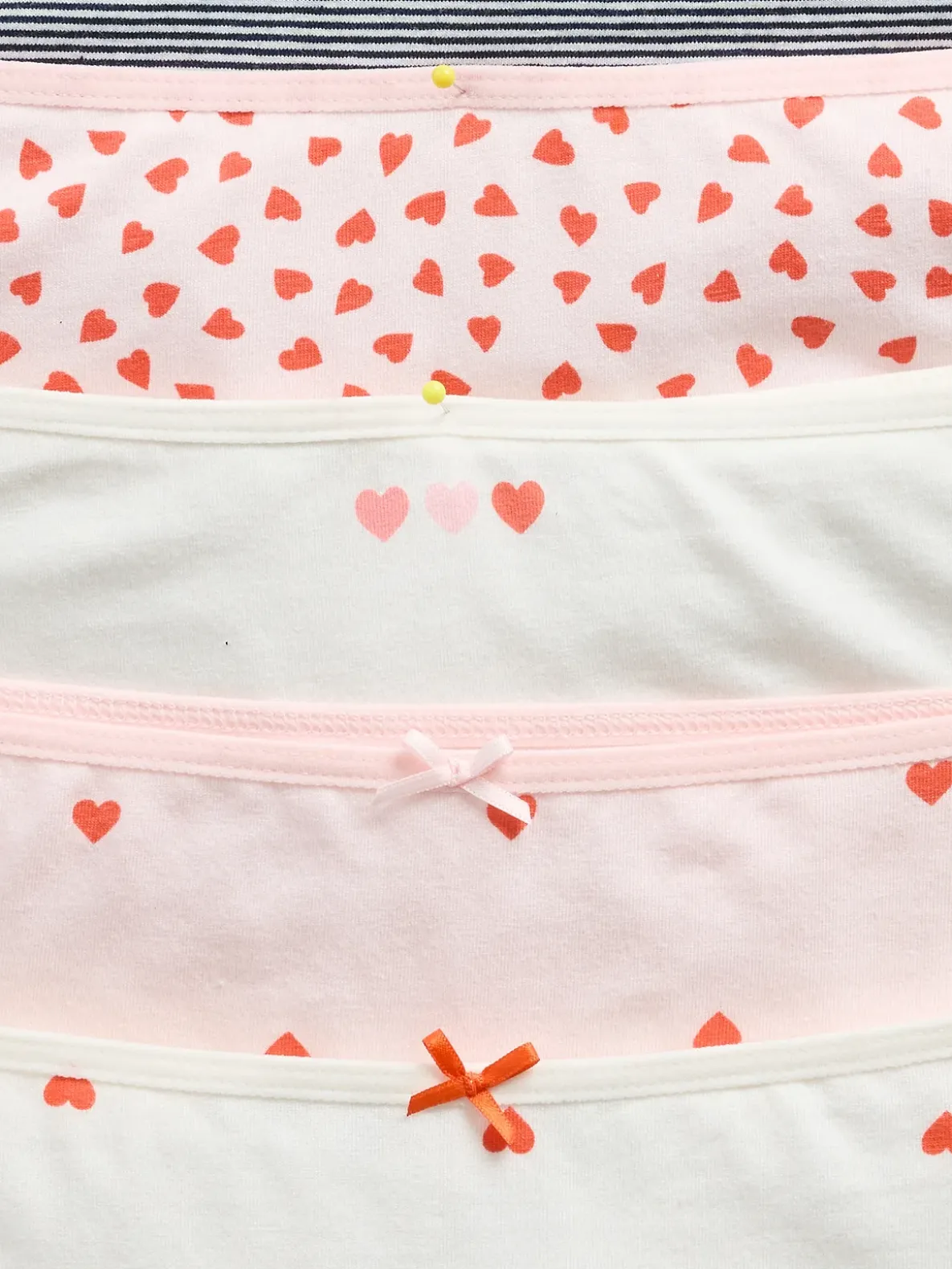 Kids Organic Stretch Cotton Hipster Briefs (5-Pack)