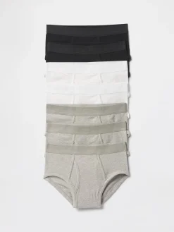 Kids Organic Stretch Cotton Briefs (7-Pack)
