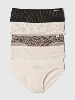 Kids Organic Stretch Cotton Bikini Briefs (5-Pack)