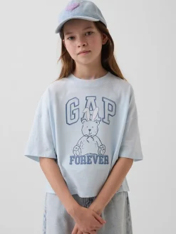 Kids Oversized Graphic Logo T-Shirt