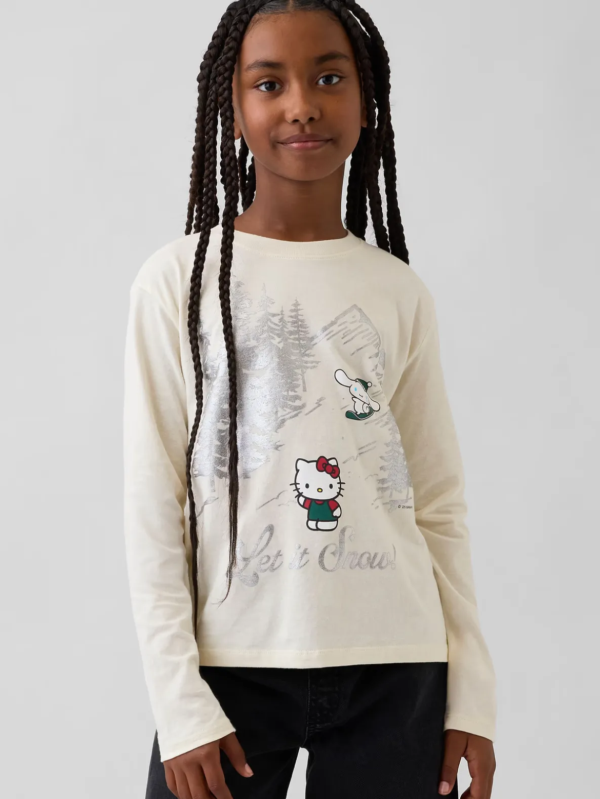 Kids Oversized Graphic T-Shirt