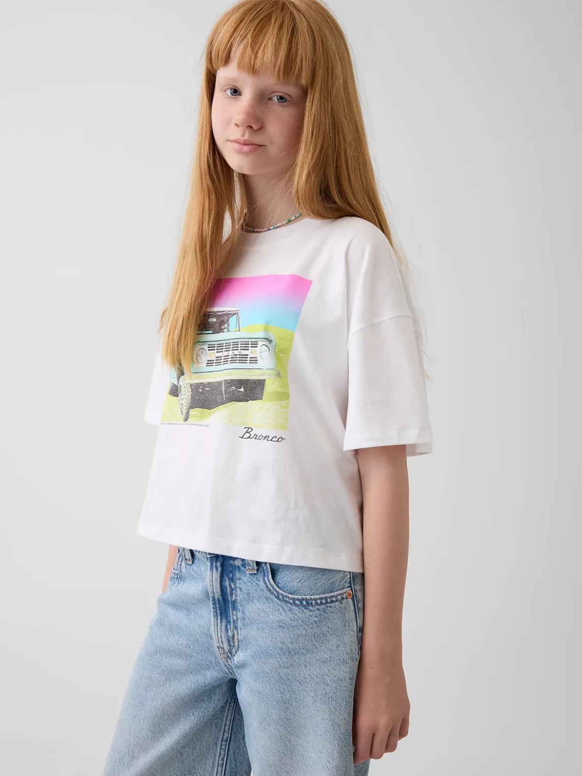 Kids Oversized Graphic T-Shirt