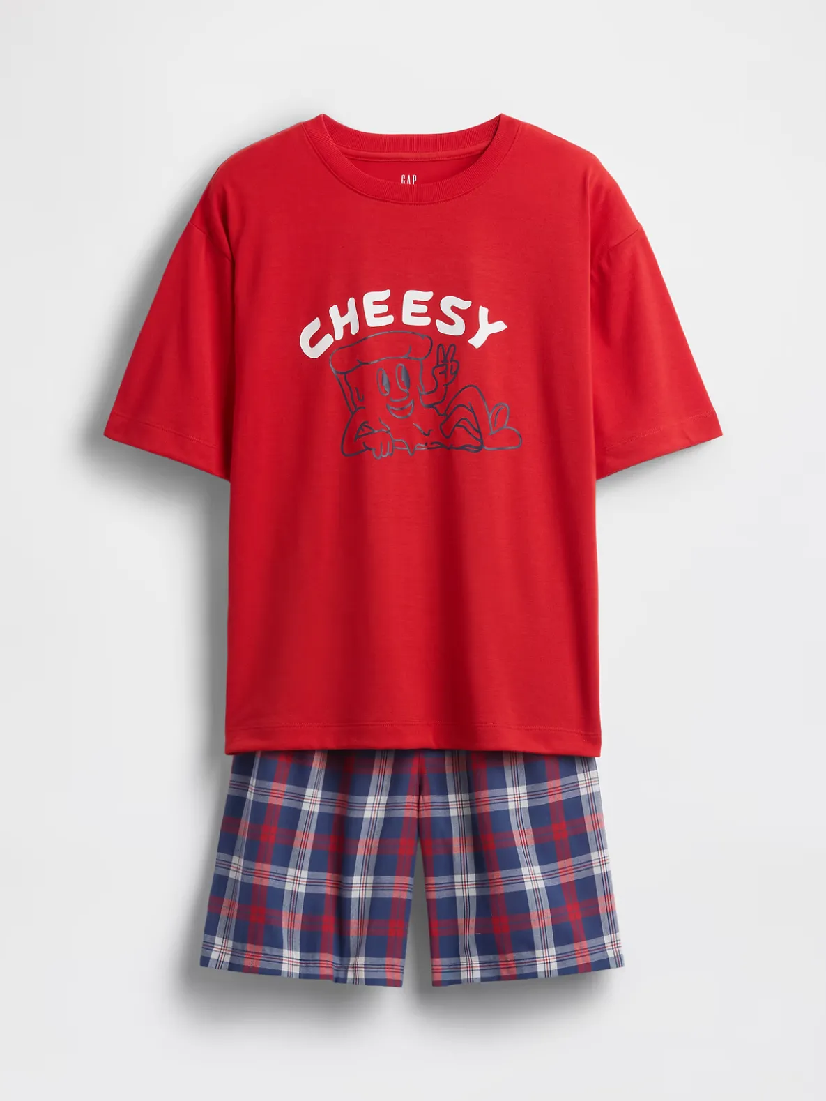 Kids Oversized Recycled PJ Short Set