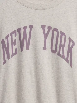 Kids Oversized State Graphic T-Shirt