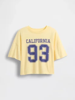 Kids Oversized State Graphic T-Shirt