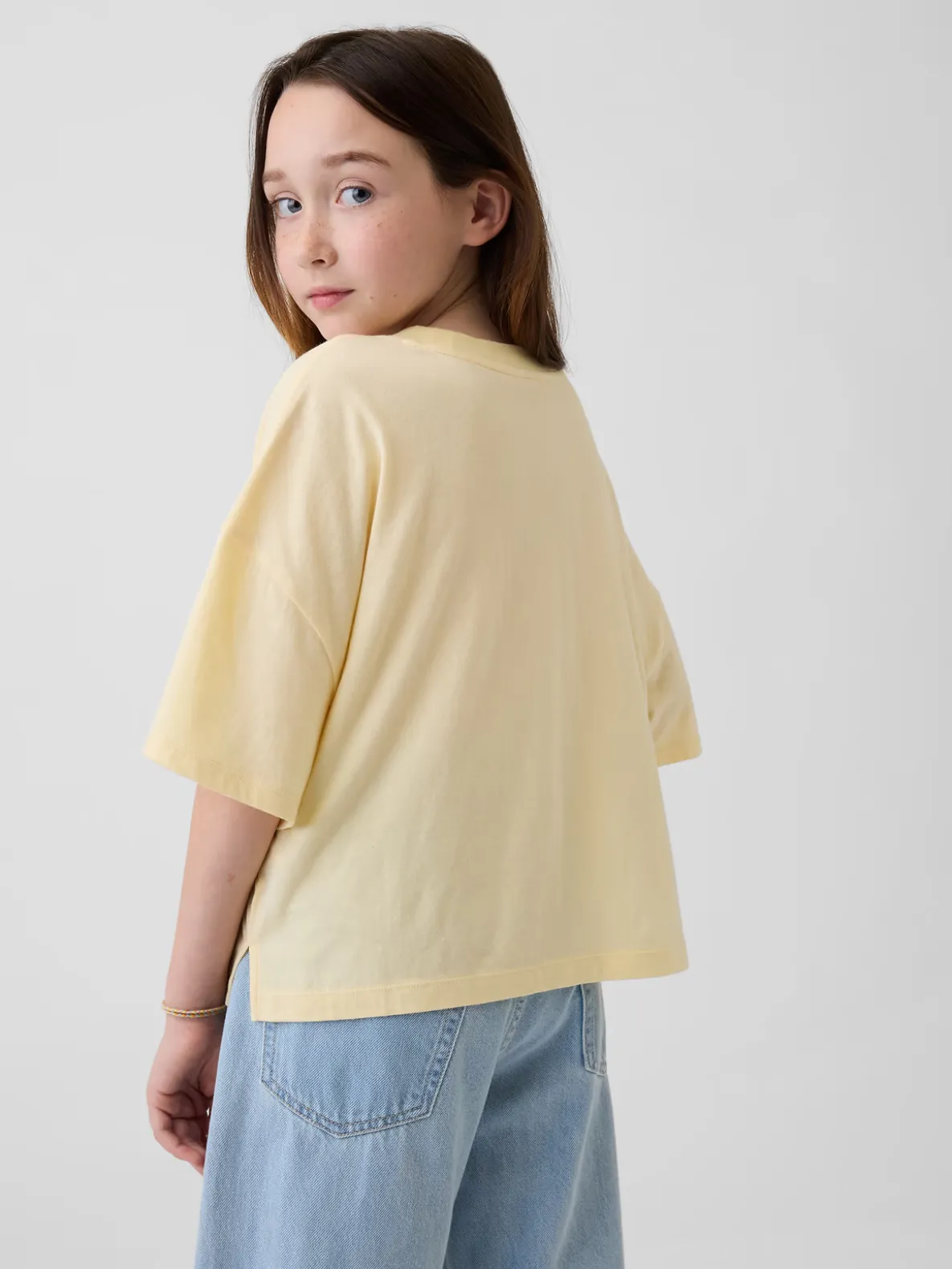 Kids Oversized State Graphic T-Shirt