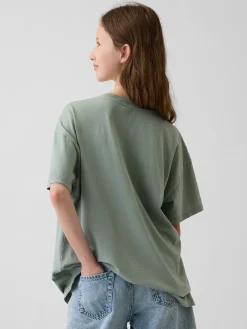 Kids Oversized Tunic Graphic T-Shirt