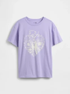 Kids Oversized Tunic Graphic T-Shirt
