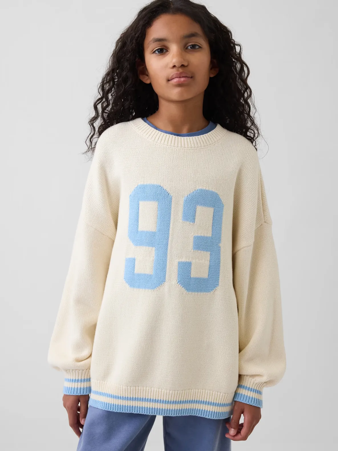 Kids Oversized Tunic Sweater