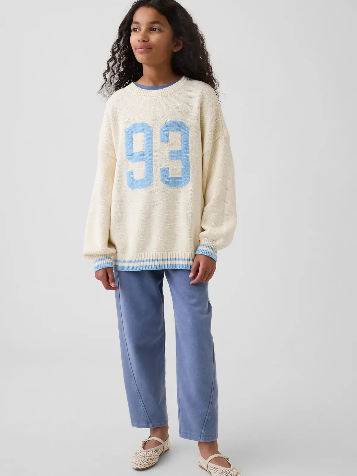 Kids Oversized Tunic Sweater
