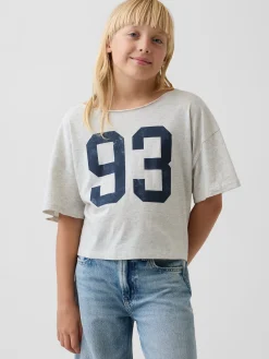 Kids Oversized Wide-Neck T-Shirt
