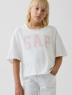 Kids Oversized Wide-Neck T-Shirt
