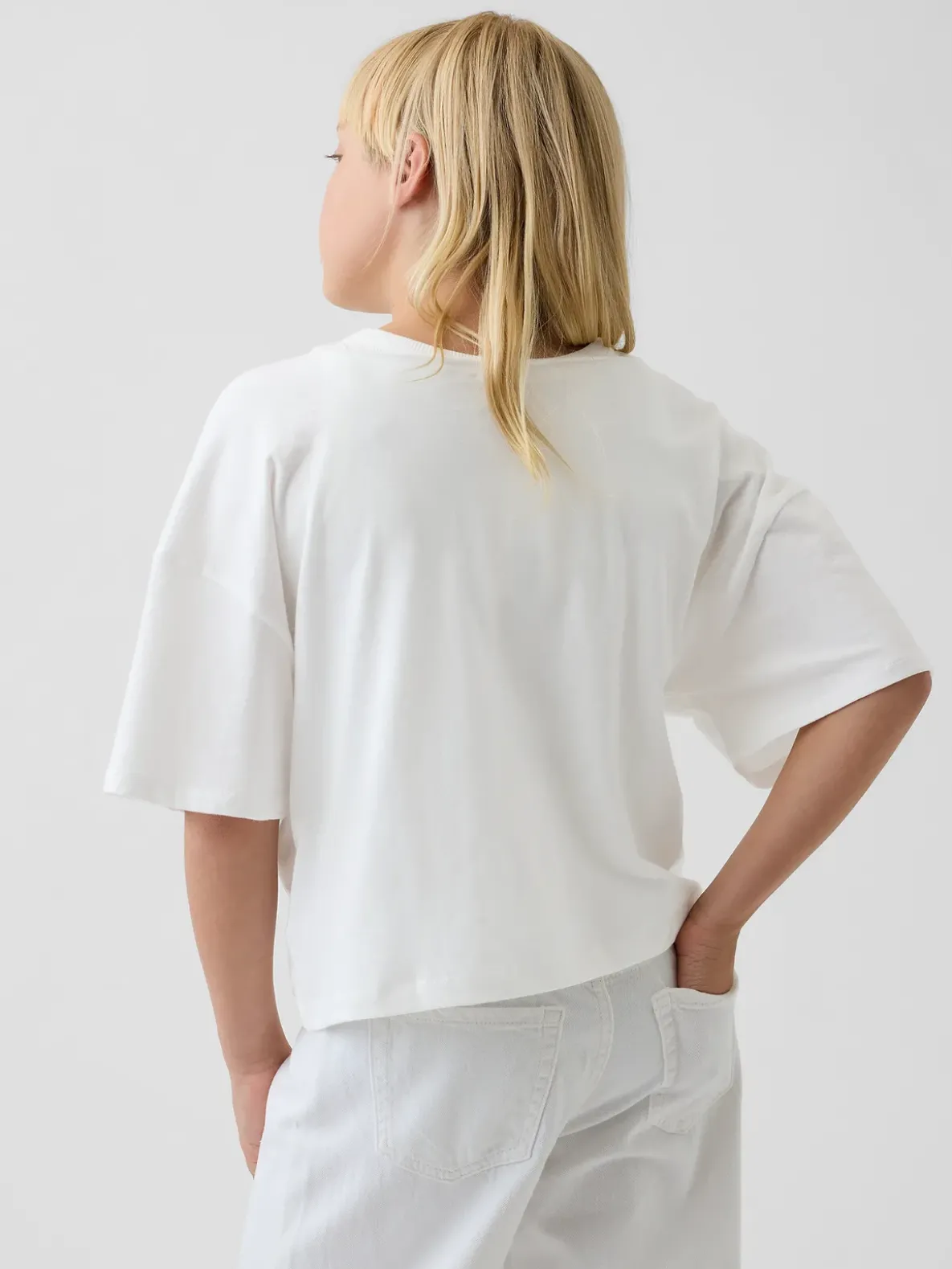 Kids Oversized Wide-Neck T-Shirt