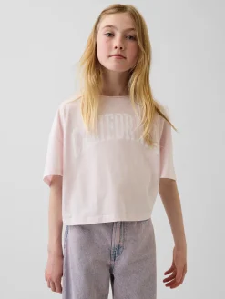 Kids Oversized Wide-Neck T-Shirt