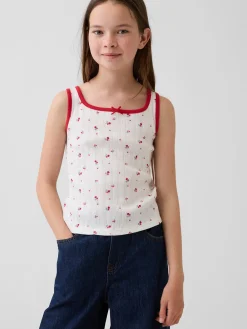 Kids Pointelle Tank Top