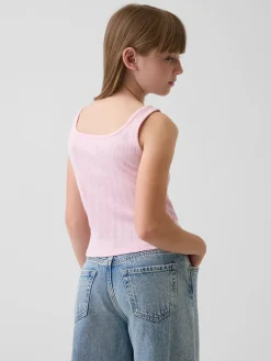 Kids Pointelle Tank Top