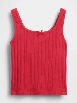 Kids Pointelle Tank Top