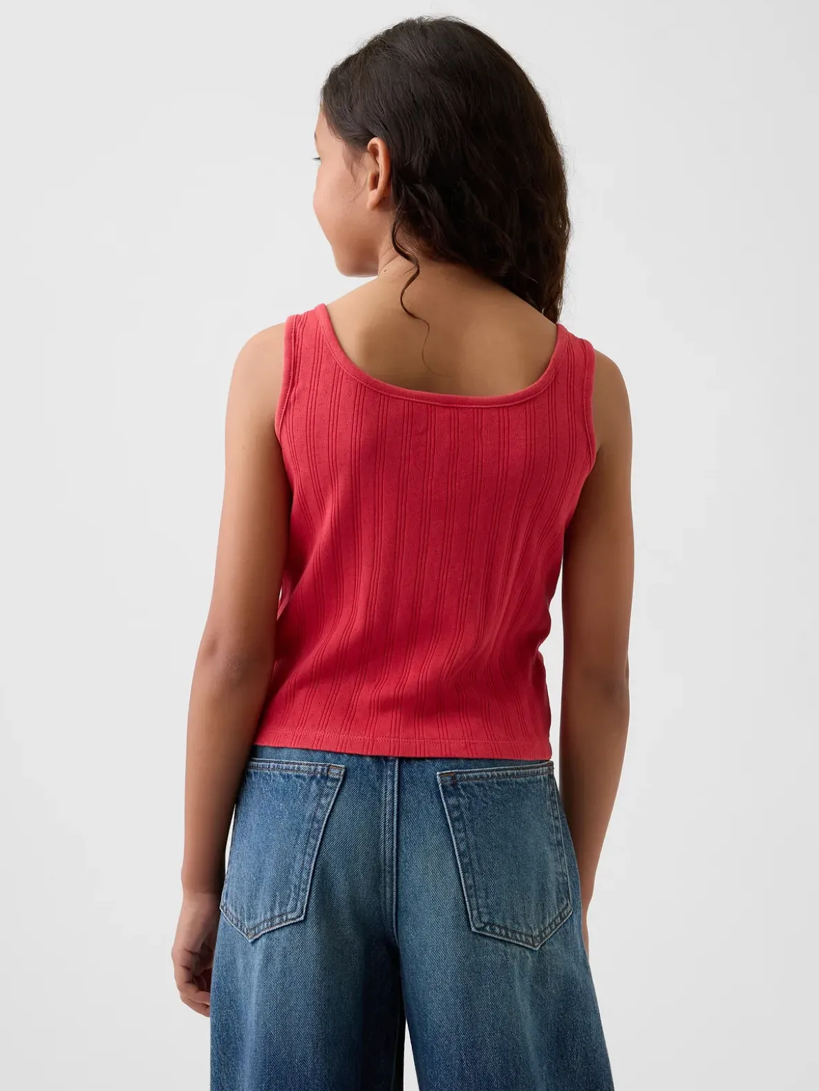 Kids Pointelle Tank Top