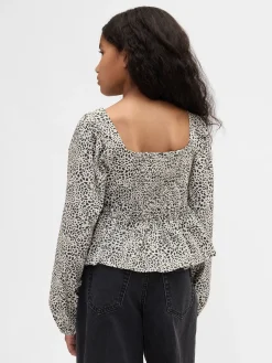 Kids Poplin Peplum Top