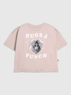 Kids Punch The Monkey Graphic T-Shirt