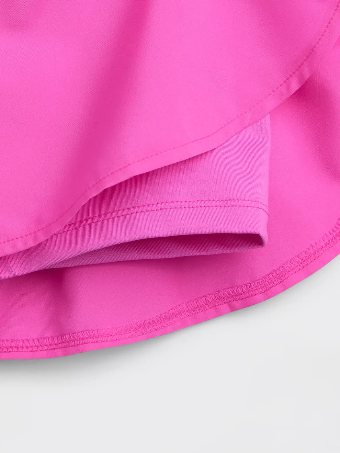 Kids Quick-Dry Butterfly-Hem Run Shorts