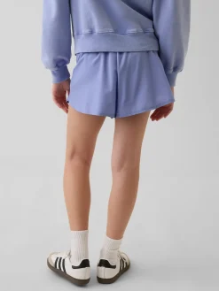 Kids Quick-Dry Butterfly-Hem Run Shorts