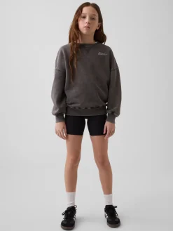 Kids Quick-Dry Rib Bike Shorts