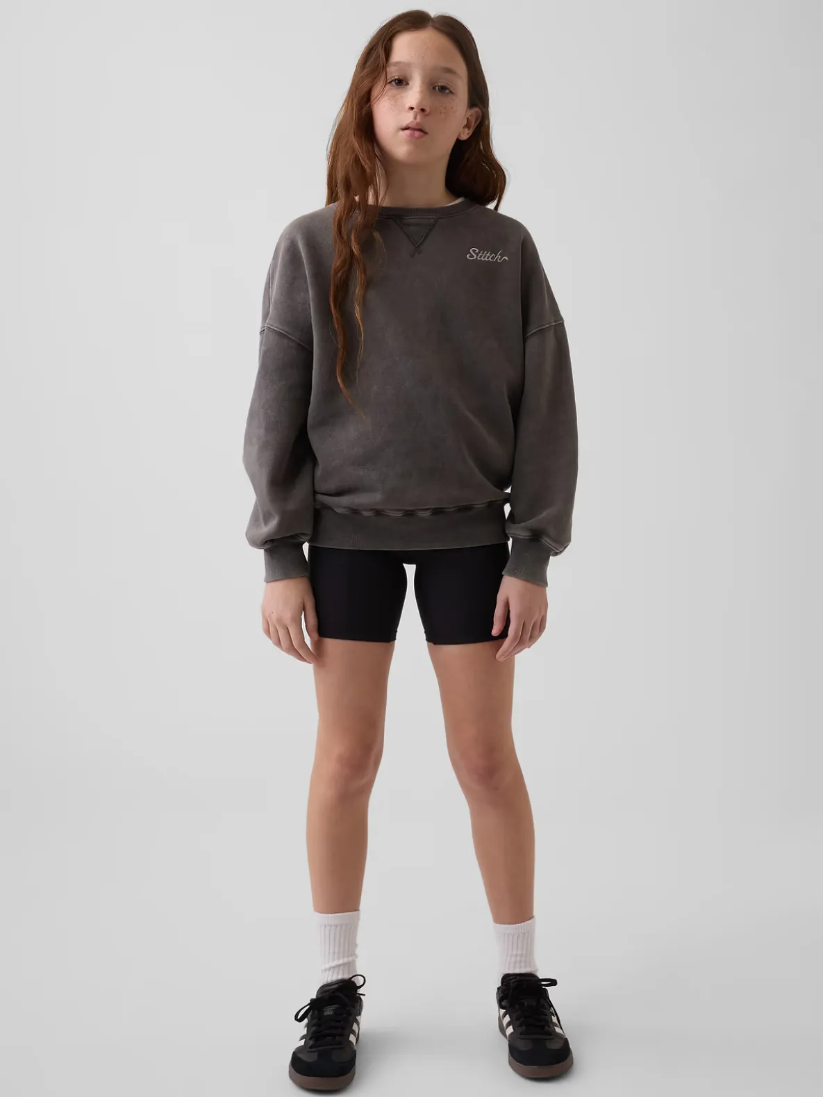Kids Quick-Dry Rib Bike Shorts