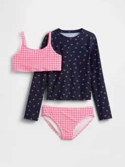 Kids Rash Guard Swim Three-Piece
